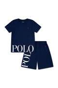 Polo Ralph Lauren piżama dziecięca kolor granatowy z nadrukiem 8P0287