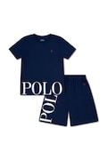Polo Ralph Lauren piżama dziecięca kolor granatowy z nadrukiem 8P0287