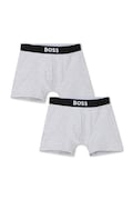 Dječje bokserice BOSS 2-pack boja: siva, J52665