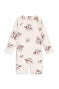 Konges Sløjd detský plážový overal ASTER ONESIE GRS béžový KS105265