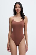 Max Mara Beachwear strój kąpielowy jednoczęściowy damski CAREZZA brązowy 2616831119600