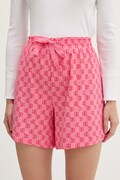 HUGO σορτς πιτζάμας γυναικεία με μοντάλ CASUAL SHORTS ροζ 50556938