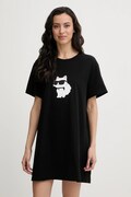 Νυχτικό Karl Lagerfeld IKON γυναικείο, χρώμα: μαύρο, B1W45003