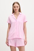 Lauren Ralph Lauren piżama damska z bawełną różowa ILN12509