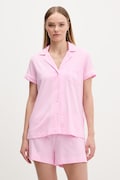Lauren Ralph Lauren piżama damska z bawełną różowa ILN12509