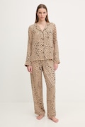 Pyžamo Dkny dámske, béžová farba, saténové, YI90099