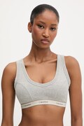 Calvin Klein Underwear biustonosz kolor szary gładki LV00QF8594