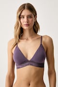 Calvin Klein Underwear trojuholníková podprsenka fialová LV00QF8825