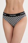 Calvin Klein mutandine da spiaggia da donna nere LV00Q61132