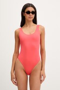 Calvin Klein strój kąpielowy jednoczęściowy damski różowy LV00Q61205