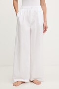 Calvin Klein Underwear spodnie piżamowe damskie bawełniane białe LV00QS7597