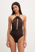 Twinset цільний купальник жіночий коричневий 261LMME00