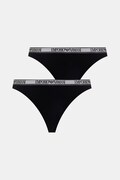 Emporio Armani Underwear nohavičky dámske 2-pak čierne EW000404 AF19028