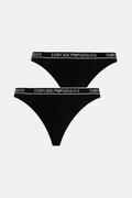 Emporio Armani Underwear κιλότες Γυναικείες 2-pack μαύρες AF19026