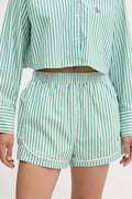 Calvin Klein Underwear pyžamové šortky dámske bavlnené zelené LV00QS7604