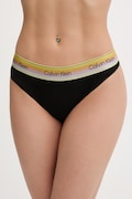 Calvin Klein Underwear tangice ženske z bombažem črne LV00QF8875