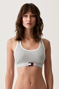 Tommy Hilfiger podprsenka s bavlnou sivá UW0UW06270