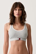 Tommy Hilfiger podprsenka s bavlnou sivá UW0UW06270