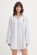 Tommy Hilfiger pidžama košulja ženska pamučna bijela UW0UW06549