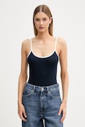 Tommy Hilfiger tuta da donna con cotone blu navy UW0UW06275
