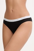 Tommy Hilfiger nohavičky dámske bavlnené s elastanom čierne UW0UW05876
