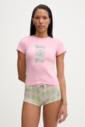 Juicy Couture pyžamo dámske SINGLET ružové JCYPJ126858