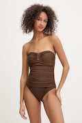 DKNY цільний купальник жіночий коричневий DIE6M605