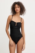 DKNY strój kąpielowy jednoczęściowy damski czarny DIE6M605