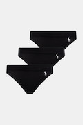 Polo Ralph Lauren figi damskie z bawełną 3-pack czarne 4P0827
