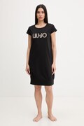 Liu Jo sukienka plażowa damska czarna VA6212 JS003