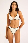 Seafolly plavková podprsenka dámska Ring Front béžová 31467-072