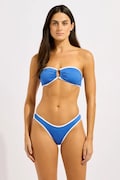 Seafolly sutien de baie pentru femei Ring Front albastru 31283-072