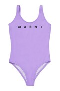 Marni strój kąpielowy jednoczęściowy dziecięcy MM37F SWIMSUIT fioletowy M01834