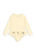 Ολόσωμο παιδικό μαγιό Konges Sløjd ETTA LS SWIMSUIT χρώμα: κίτρινο, KS104786