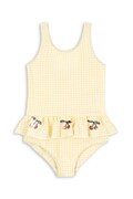 Konges Sløjd jednoczęściowy strój kąpielowy dziecięcy ETTA SWIMSUIT kolor żółty KS104790