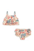 Konges Sløjd dwuczęściowy strój kąpielowy dziecięcy MANUCA FRILL BIKINI GRS kolor multicolor KS104985