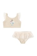 Konges Sløjd dwuczęściowy strój kąpielowy dziecięcy AMANDINE BIKINI kolor beżowy KS104631