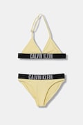 Calvin Klein Jeans dvojdielne plavky detské žlté KY0KY00090