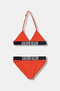 Calvin Klein Jeans dvojdielne plavky detské oranžové KY0KY00090