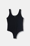 Calvin Klein Jeans strój kąpielowy jednoczęściowy dziecięcy czarny KY0KY00099