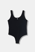 Calvin Klein Jeans strój kąpielowy jednoczęściowy dziecięcy czarny KY0KY00099