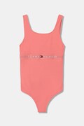 Tommy Hilfiger costum de baie dintr-o singură piesă pentru copii roz UG0UG00822