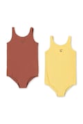 Konges Sløjd strój kąpielowy jednoczęściowy dziecięcy 2 PACK MARVA SWIMSUIT żółty KS105223