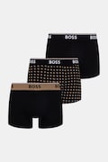 BOSS боксери чоловічі бавовняні з еластаном Trunk 3P Power Desig 3 шт. бежеві 50554443