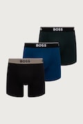BOSS boxeri mulați pentru bărbați cu bumbac BoxerBr 3P Power pachet de 3 negri 50554694