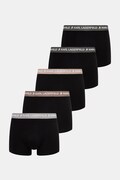Karl Lagerfeld přiléhavé boxerky pánské bavlněné s elastanem LOGO TRUNK 5-pack černé B1M47030