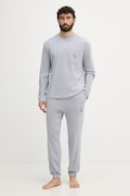 Calvin Klein Underwear dvoudílné pyžamo pánské bavlněné s elastanem šedé LV00NM2999