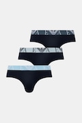 Moške spodnjice Emporio Armani Underwear 3-pack mornarsko modra barva, EM000258 AF20668