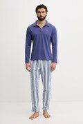 United Colors of Benetton pyžamo pánské bavlněné námořnicky modré 3MFL4P035