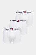 Tommy Hilfiger boxerky pánske bavlnené s elastanom 3-pak biele UM0UM03835